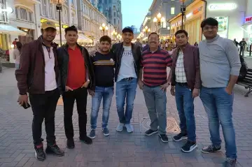 CRC Sales team enjoying trip to Russia in June 2019