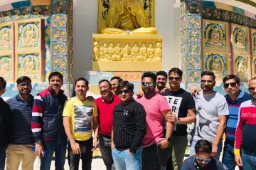 CRC Sales team enjoying trip to Lay Ladakh with Channel Partner in Sep. 2019