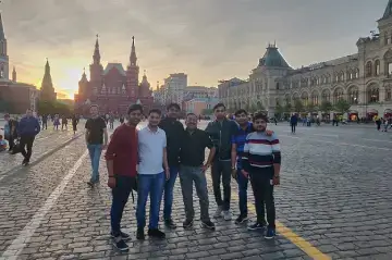 CRC Sales team enjoying trip to Russia in June 2019