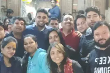 CRC Team enjoying trip to Vrindavan in Jan. 2020