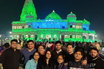 CRC Team enjoying trip to Vrindavan in Jan. 2020