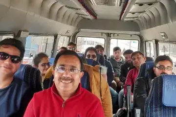 CRC Team enjoying trip to Vrindavan in Jan. 2020