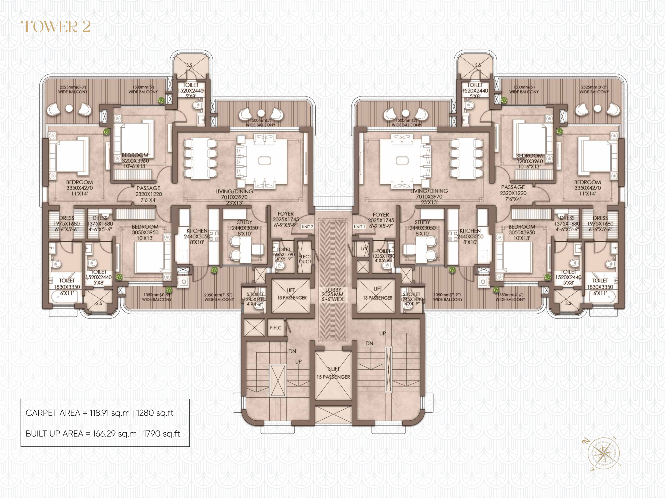 Tower 2 Typical Floor Plan Modal